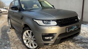 Бронирование кузова Range Rover цветной полиуретановой плёнкой, перетяжка руля