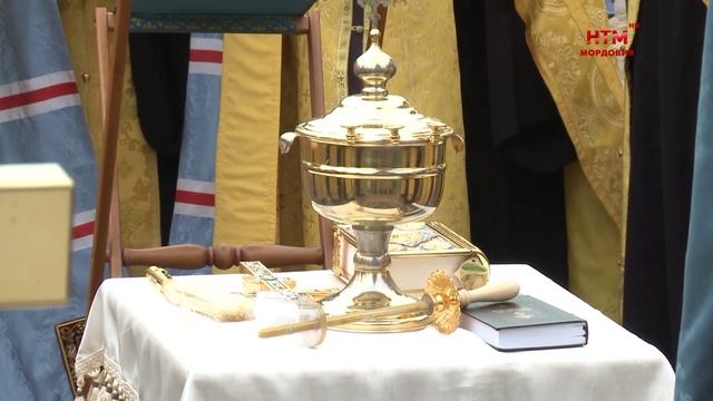Освящение храма в честь иконы Божией Матери «Троеручица» в Вечкусах.