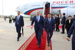 Прилёт С.Лаврова в Монголию, Улан-Батор, 5 июля 2022 года