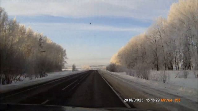 Р-74. Владимир - Юрьев-Польский 23.01.18г 4х смотреть онлайн