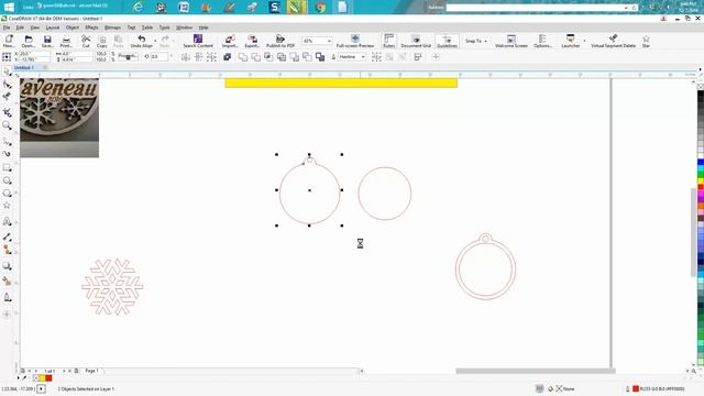 Corel Draw Tips & Tricks Christmas Ornaments with names part 1 смотреть онлайн