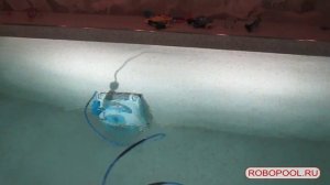 Робот пылесос Dolphin Galaxy. Частный 6 метровый бассейн, покрытие мозаика