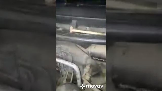 Mazda Capella: Замена левой подушки акпп.
