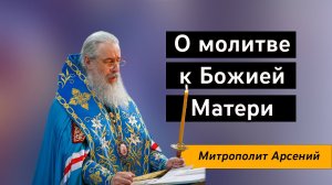 О молитве к Божией Матери. Проповедь митр. Арсения после параклисиса 26.06.2022 г.