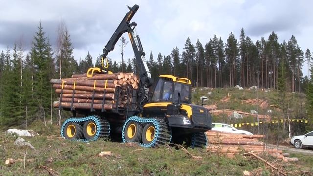 Ponsse Elephant Active Frame Loading & Unloading