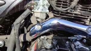 мотоцикл Racer pantera 250 завели после хранения