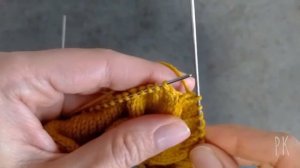 Как связать тыкву спицами/ How to KNIT a PUMPKIN