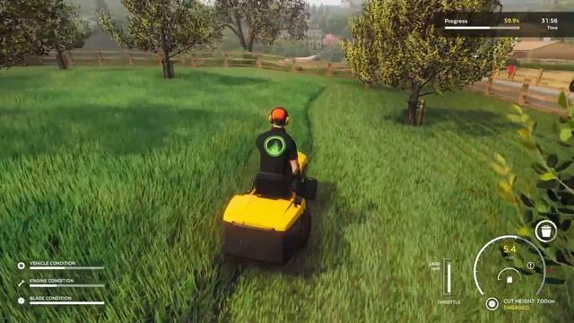 Lawn Mowing Simulator is the MOST Satisfying Game Ever смотреть онлайн