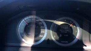 Разгон 0-140 Volvo s80 4.4