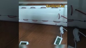 Пушка обогреватель для курятника или в помещение, углеродное волокно 33Ома обогрев