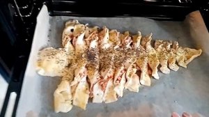 Елочки ? ? из слоеного теста, 2 варианта формирования, выпечка на Новый год ?