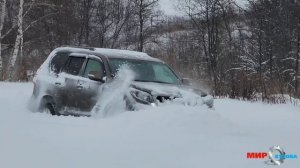 Toyota Prado 150 Lc 80 бездорожье снег по полю овраг проходимость Tank 300 прадо МирКузова