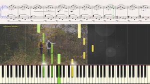 Этюд осенний (Ноты и Видеоурок для фортепиано) (piano cover)