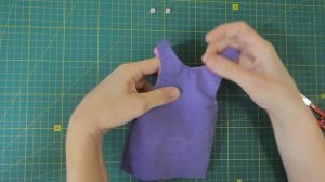 Простой двухсторонний сарафан для куклы 40см. Simple double-sided sundress for a 40 cm doll.