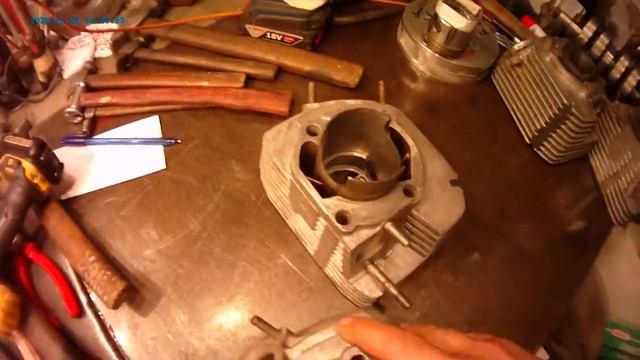 Предварительная сборка двигателя Ява 638 № 264386 смотреть онлайн