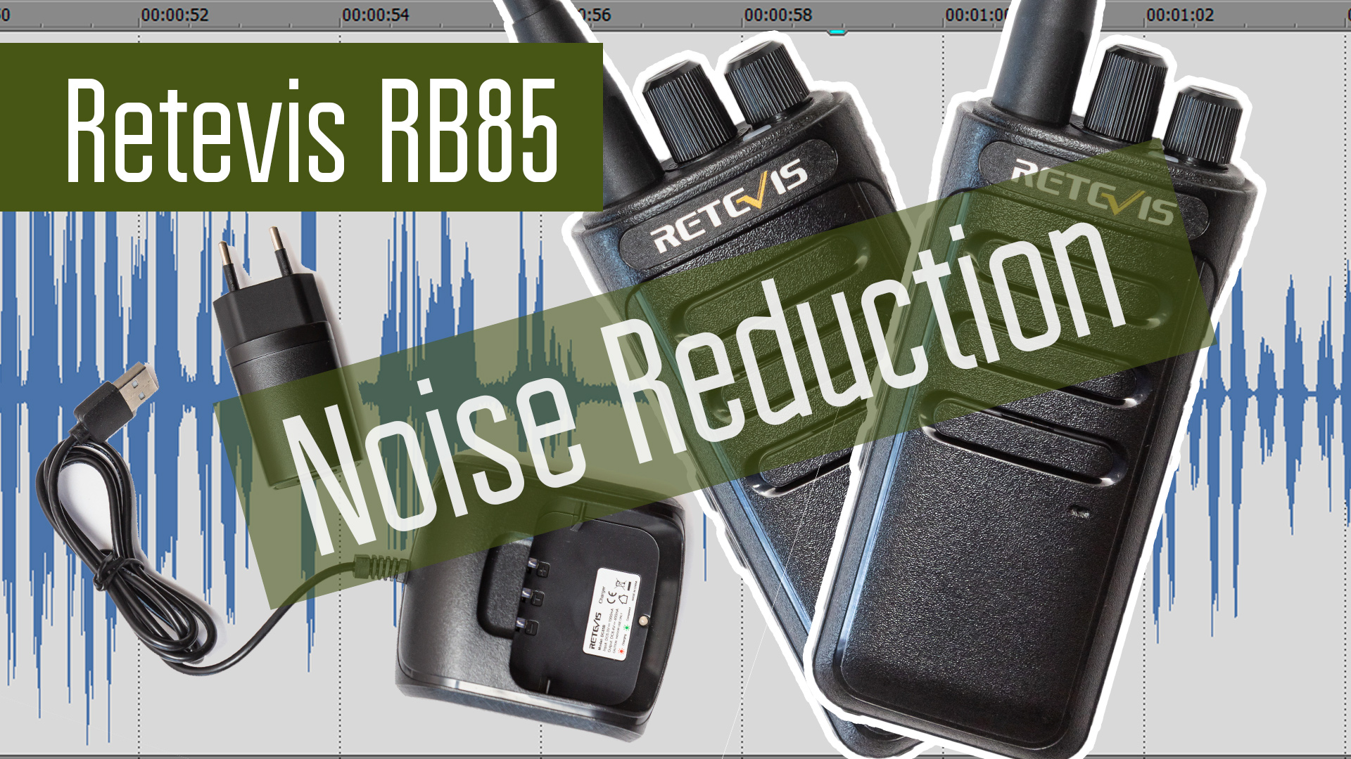 Retevis RB85 Радиостанция с системой понижения шума. Мощность 10 Вт. Проверка работы, разборка.