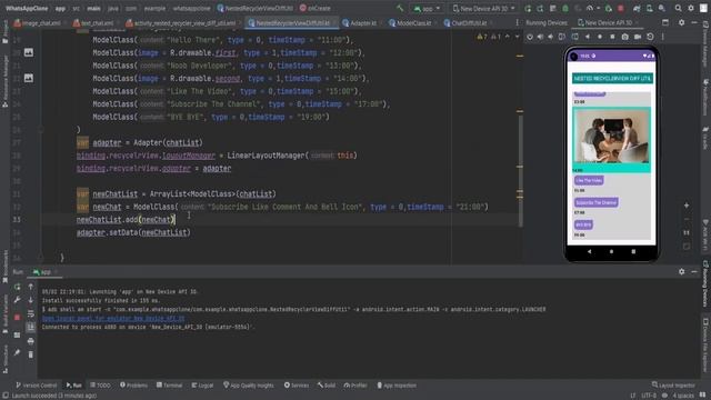 Advanced Android Recycler View: Exploring DiffUtil and Nested Recycler View