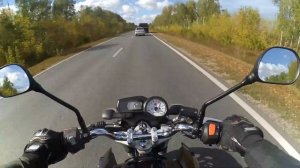 Идём на обгон! YAMAHA ys 250 Fazer.