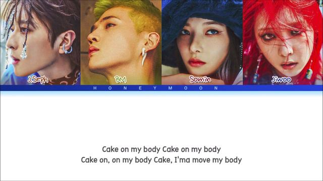 KARD 'CAKE' Lyrics (카드 CAKE 가사) (Color Coded Lyrics) смотреть онлайн