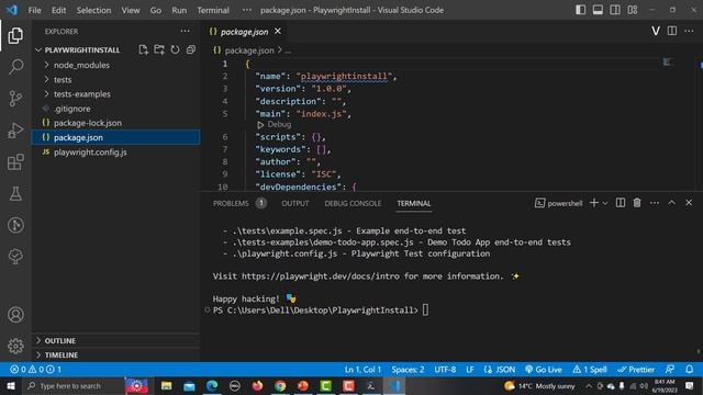Playwright with Javascript tutorial 2 - How to install Playwright | Nodejs | JavaScript