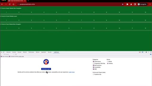 Page Speed 100 with #Google Chrome #Lighthouse смотреть онлайн