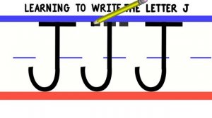 Write the Letter J