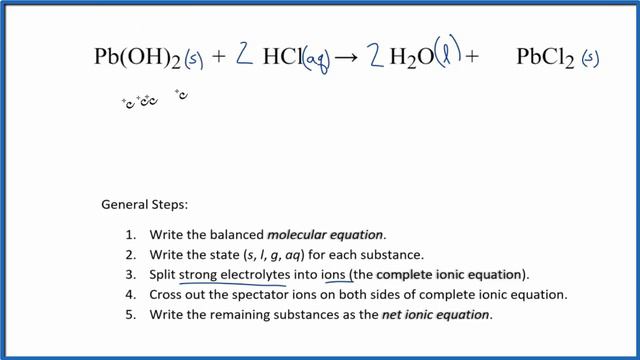 How to Write the Net Ionic Equation for Pb(OH)2 + HCl = H2O + PbCl2 смотреть онлайн