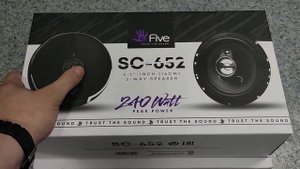 Бюджетная акустика FIVE Коаксиальная динамики five sc-420, five sc-520, five sc-652, five sc-692