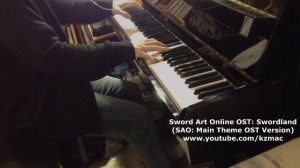 Sword Art Online OST: Swordland (Main Theme) Piano only Version