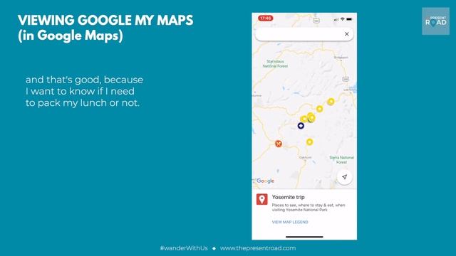Viewing My Maps in Google Maps смотреть онлайн