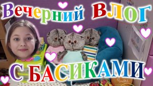 Вечерний влог с басиками.