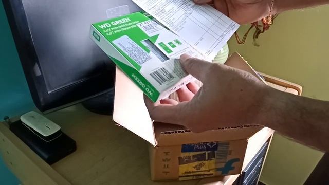 WD green SSD 240 GB 2.5 unboxing, purchased from flipkart. смотреть онлайн