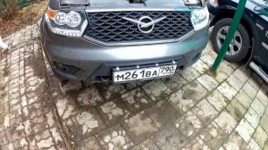 УАЗ Патриот. Рамка для номера с сервомеханизмом. Видео от VLANK.