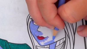 Coloring Vampirina & Her Family Coloring Page Prismacolor Pencils | KiMMi THE CLOWN