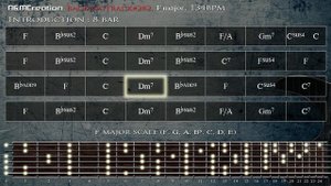 Melodious Pop Rock Backing Track in F BT-282