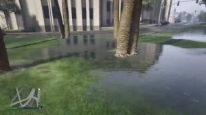 Grand Theft Auto V next gen rain/puddle effect