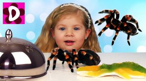 Обычная Еда против Мармелада Челлендж РОМА ПЛАЧЕТ! Real Food vs Gummy Food Candy Challenge Bad Baby