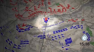 Bataille de Waterloo - animation carte