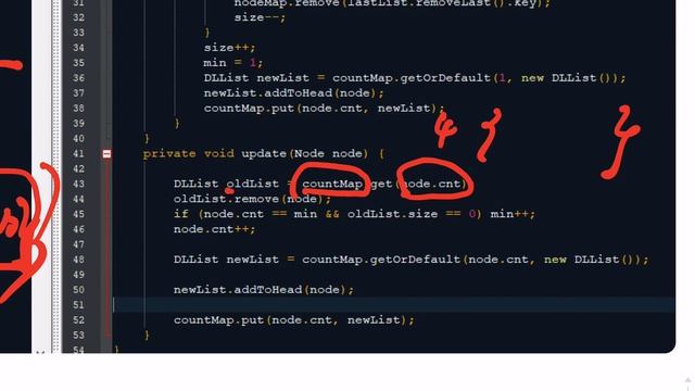 LeetCode 460. LFU Cache | Java | OOD смотреть онлайн