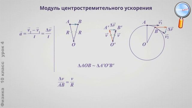 Физика 10 класс (Урок№4 - Равномерное движение точки по окружности.) смотреть онлайн