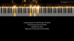 Backstreet Boys - Shape Of My Heart - Piano Karaoke Instrumental Cover with Lyrics