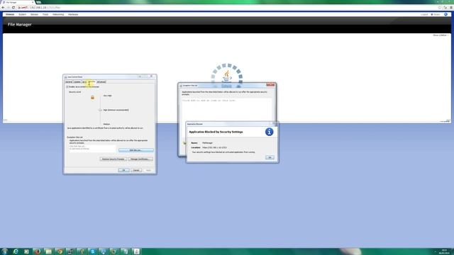 How to fix Java Version 7 Update 51-55 Application Blocked by Security Settings Error смотреть онлайн