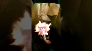 Испытание полимочевины и ППУ на горючесть