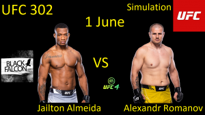 Жаилтон Алмейда против Александра Романова БОЙ В UFC 4/ UFC 302