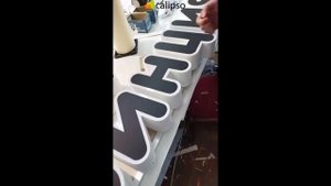 Объемные световые буквы из оргстекла и ПВХ