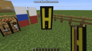 МАЙКРАФТ 1.8 Как рисовать на флагах 1 часть