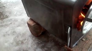 Печка из канистры