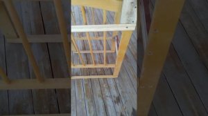 Аналой церковный из детской кроватки за пару часов.