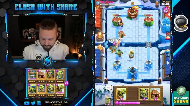 INFINITE SWARM!! NEW *ALL* GOBLIN DECK DOMINATES IN CLASH ROYALE!! смотреть онлайн