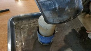 Невероятно, но силикон выдержал температуру расплавленного свинца. Silicone Lead